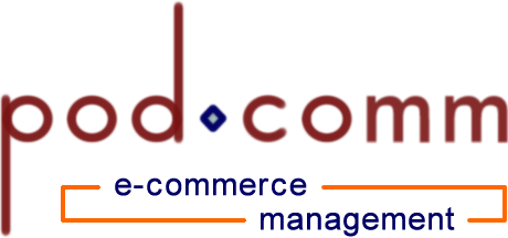 podcomm e-commerce management Logo - Michael Podolsky